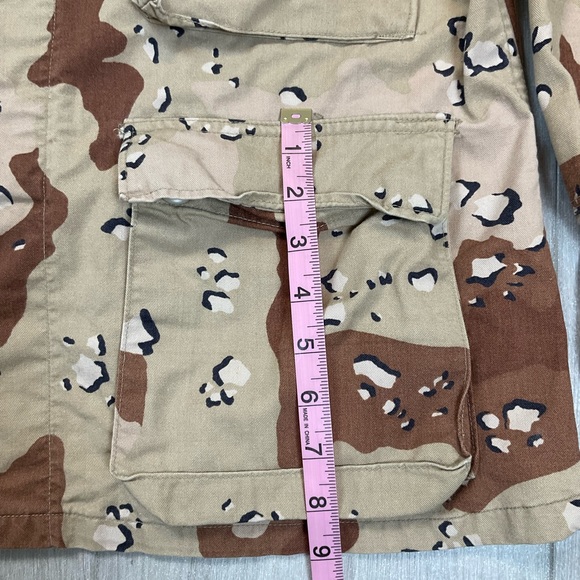 DESERT STORM BDU SHIRT COAT CAMOUFLAGE DESERT 6 COLOR Med-XX-Short EUC - Picture 3 of 7